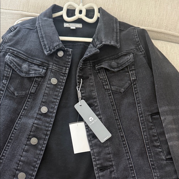 Tractr Black Jean Jacket for Kids - Picture 2 of 2